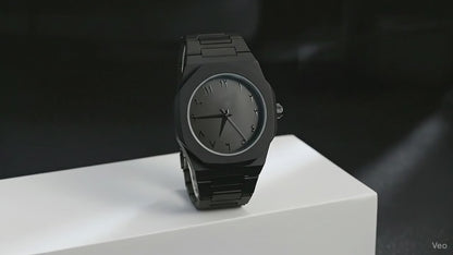 Arabic Black Numeral Watch | Bold Minimalist Design